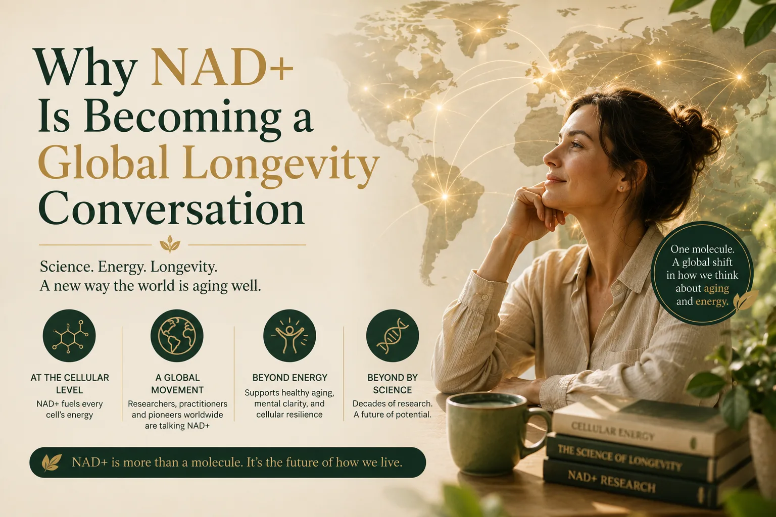 NAD+ has become a global longevity talking point, from research labs to anti-ageing markets like China