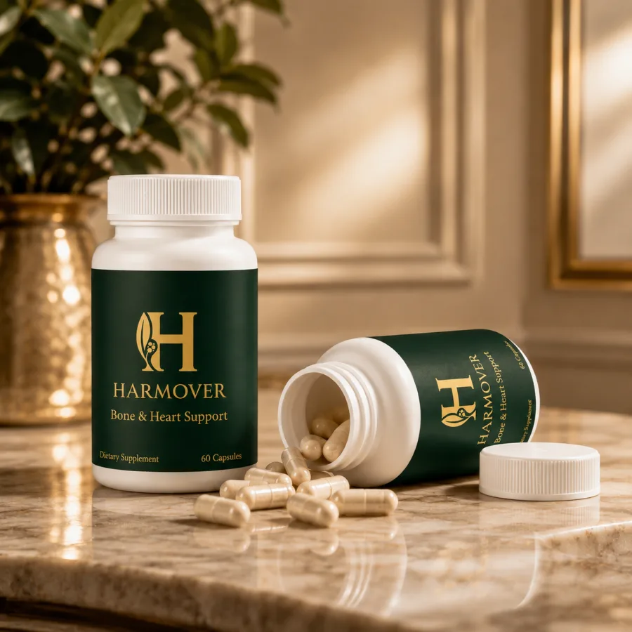 Bone & Heart Support — Vitamin K2 MK-7, D3 and calcium for bone density and cardiovascular health