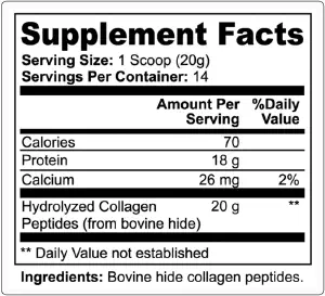 Grass-Fed Hydrolyzed Collagen Peptides 2