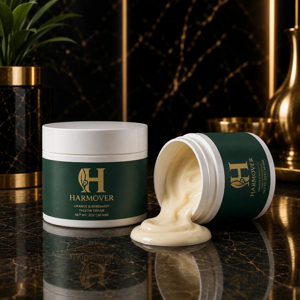 Tallow Cream Orange & Bergamot — grass-fed daytime moisturiser with vitamins A, D, E and K