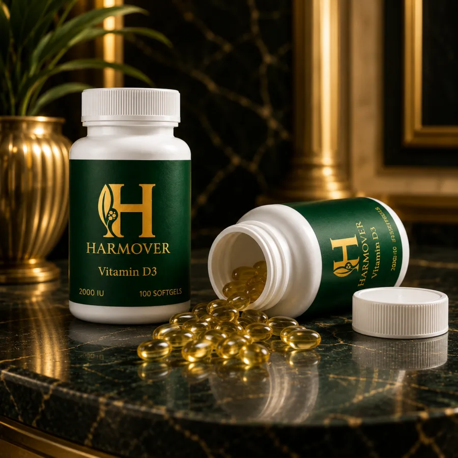 Vitamin D3 2,000 IU — daily maintenance for mood and sleep regulation