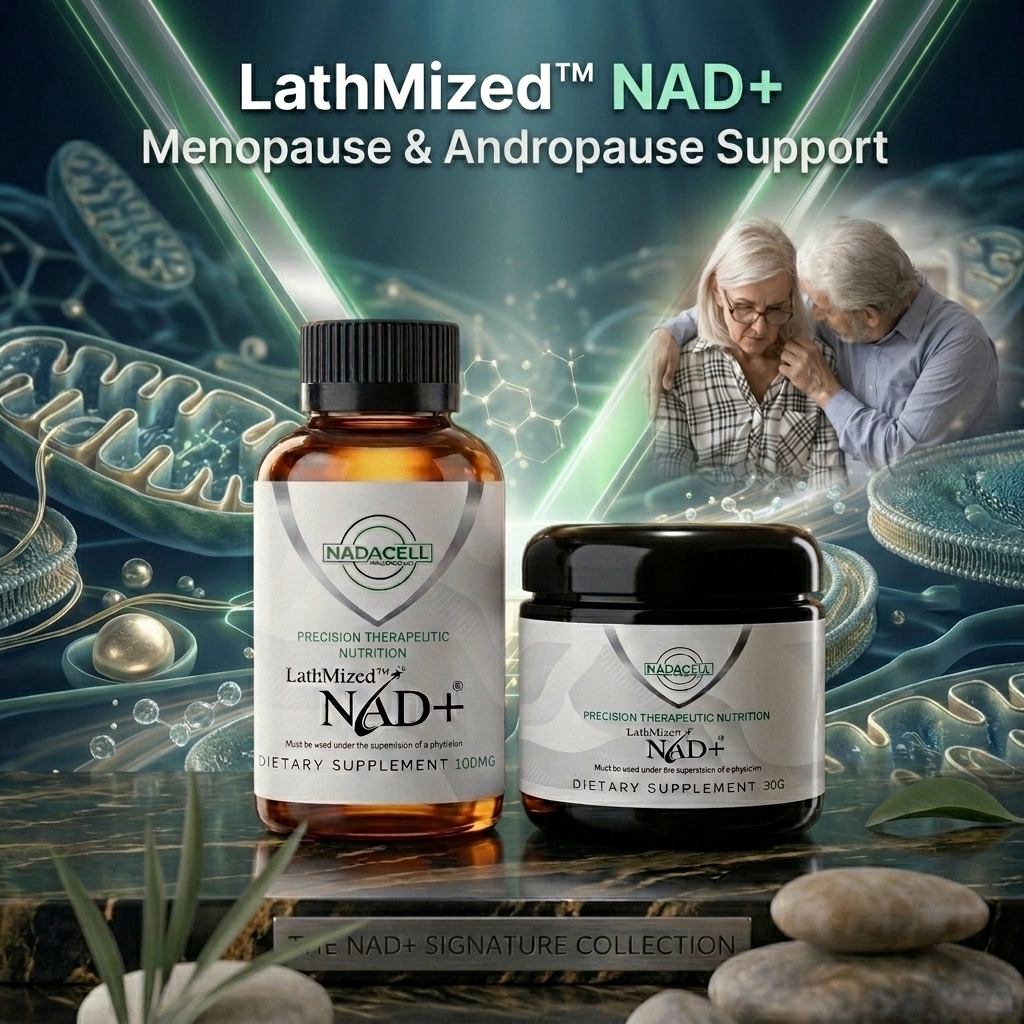 LathMized NAD+ Menopause & Andropause Support — hormonal energy, sleep and cognitive clarity by Harmover