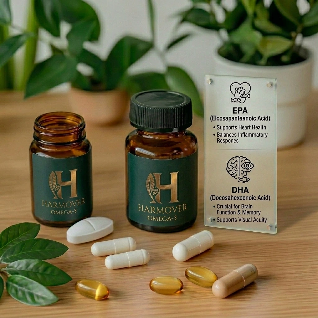 Omega-3 EPA 180mg + DHA 120mg — pharmaceutical-grade fish oil for cardiovascular and brain health
