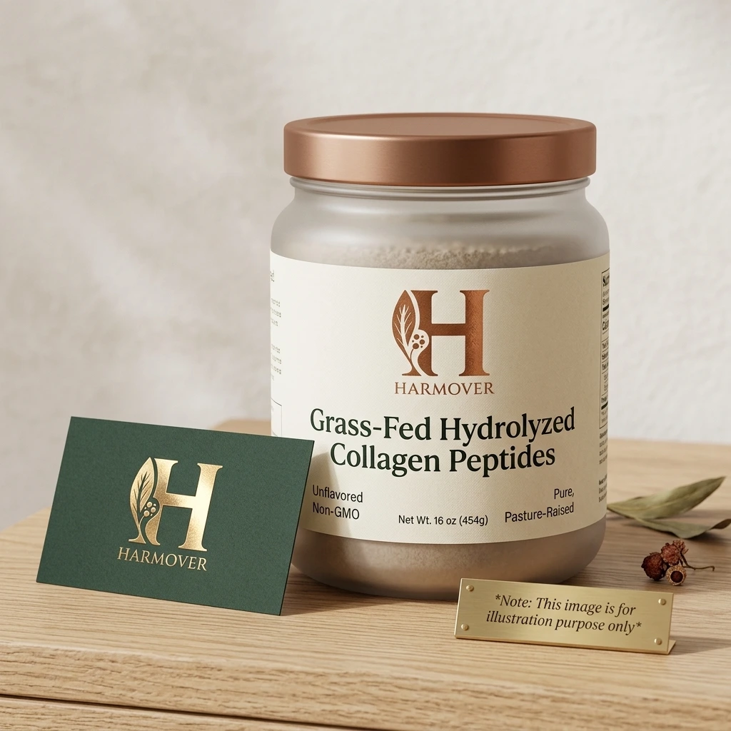 Grass-Fed Hydrolyzed Collagen Peptides — Type I and III from pasture-raised bovine for skin, hair and joints